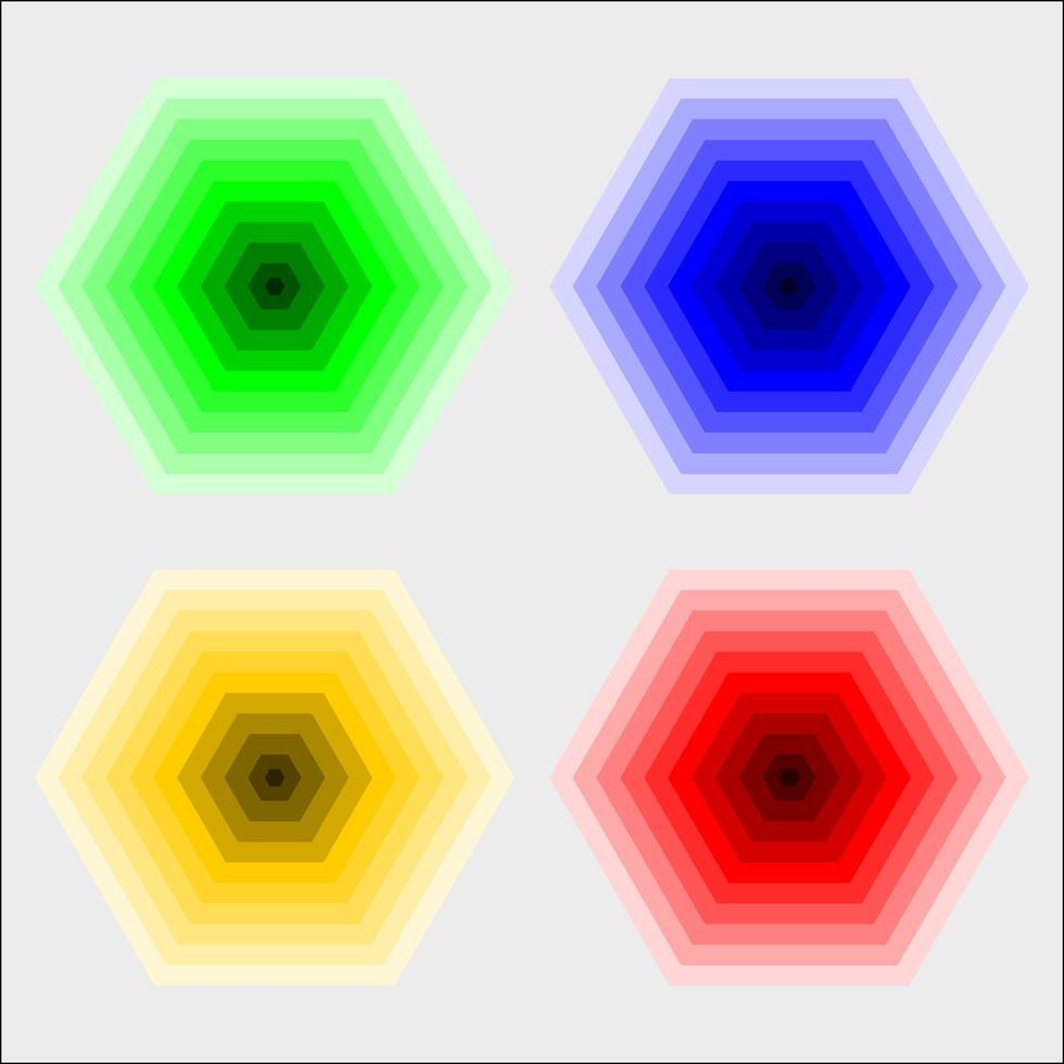 conception de vecteur de fond dégradé hexagone