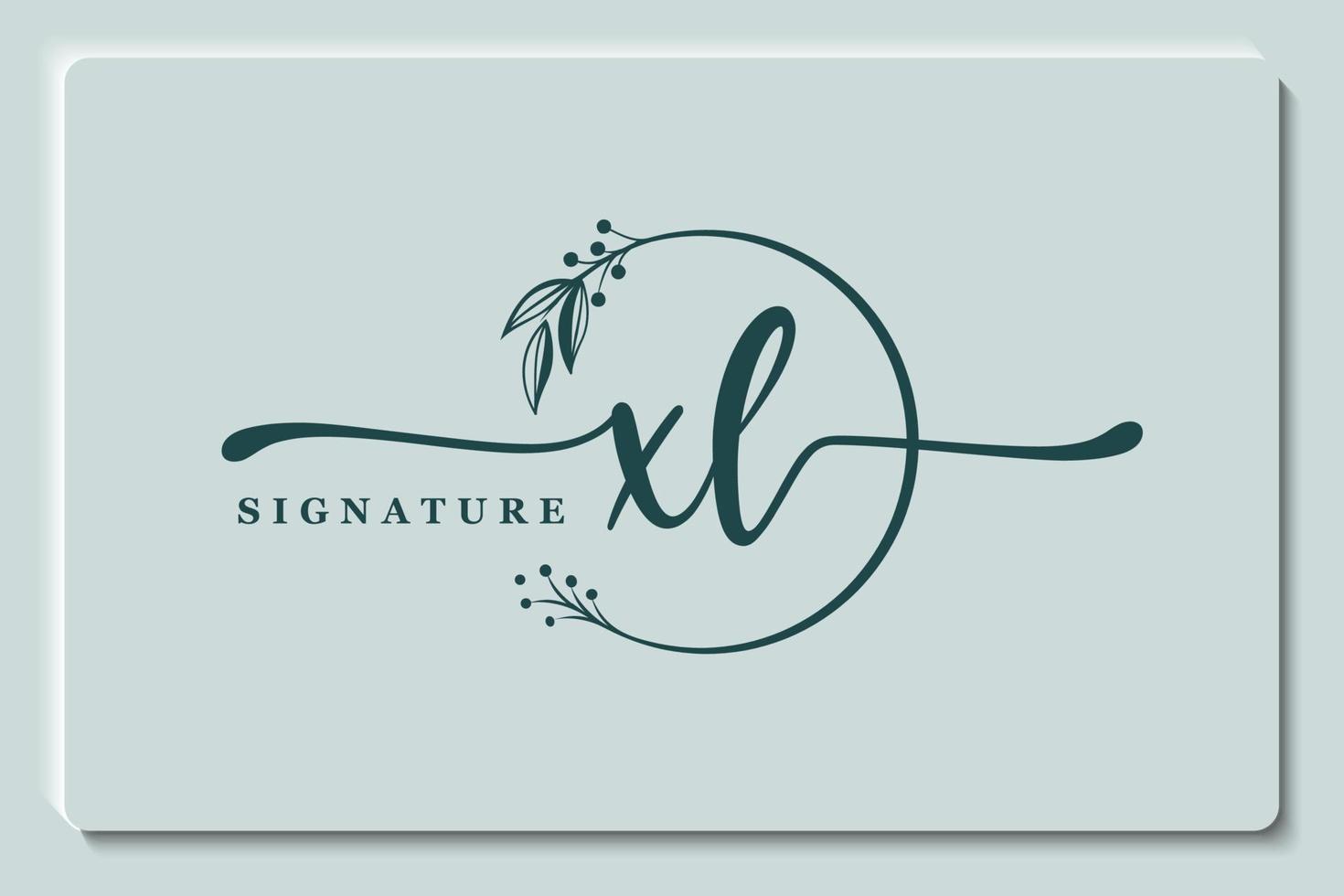 création de logo de signature de luxe. image d'illustration de conception de logo vectoriel d'écriture manuscrite