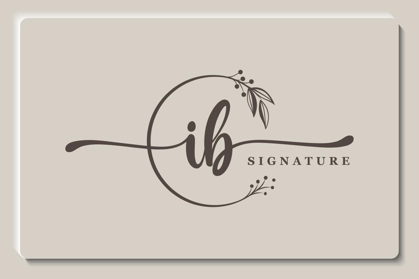 création de logo de signature de luxe. image d'illustration de conception de logo vectoriel d'écriture manuscrite