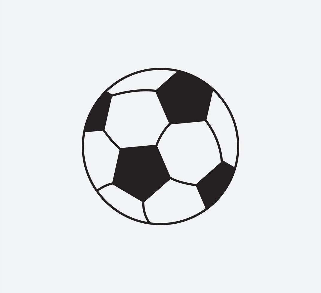 foot ball icon vector logo design plat branché