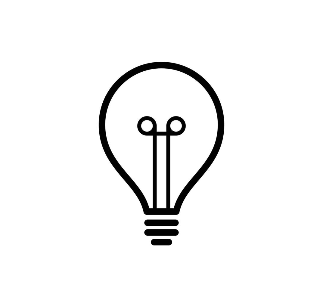 modèle de conception de logo vectoriel icône ampoule