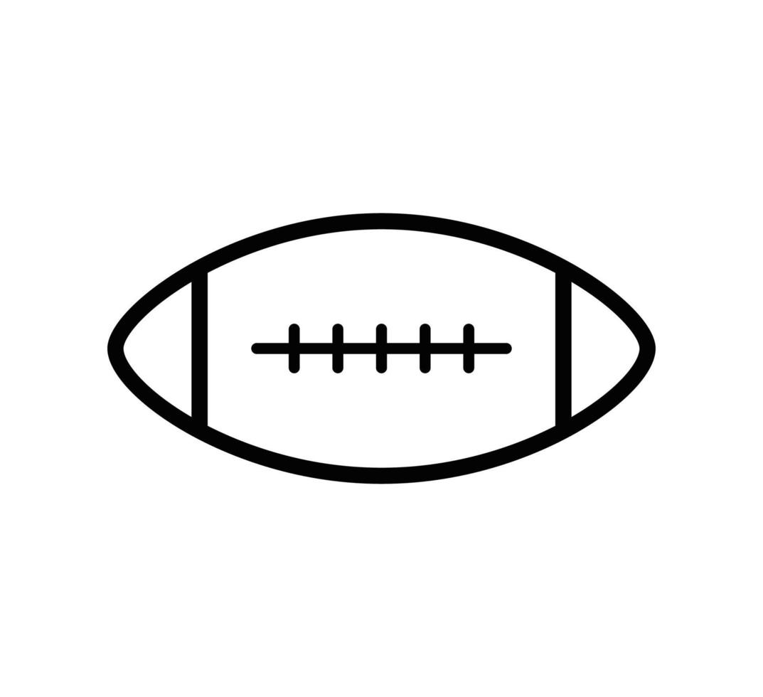 modèle de logo vectoriel icône rugby