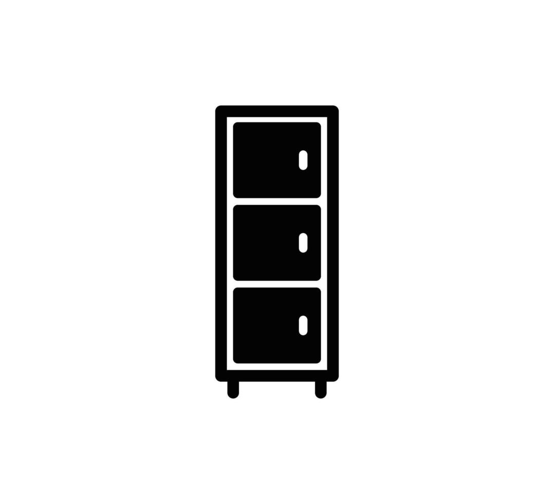 modèle de conception de logo vectoriel icône armoire