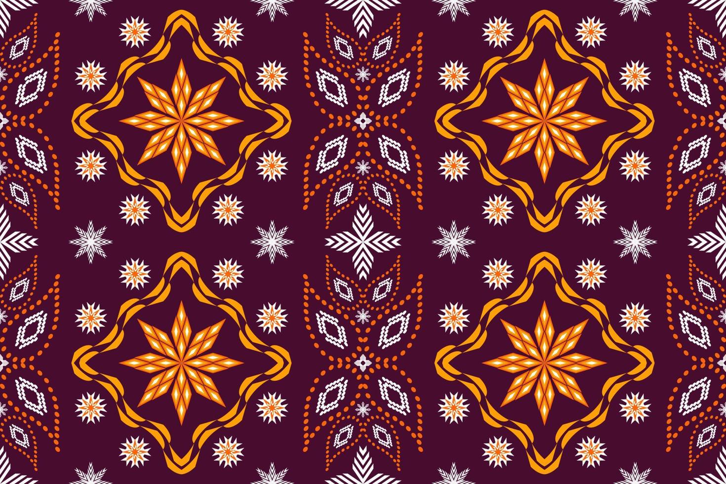 motif d'art traditionnel oriental ethnique géométrique.figure style de broderie tribale.design pour le fond, le papier peint, les vêtements, l'emballage, le tissu, l'élément, l'illustration vectorielle. vecteur