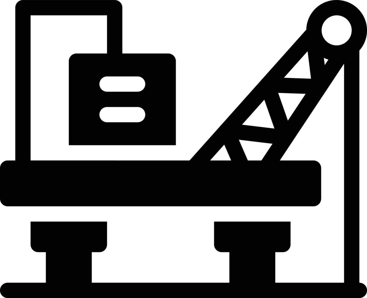 illustration vectorielle offshore sur fond.symboles de qualité premium.icônes vectorielles pour le concept et la conception graphique. vecteur