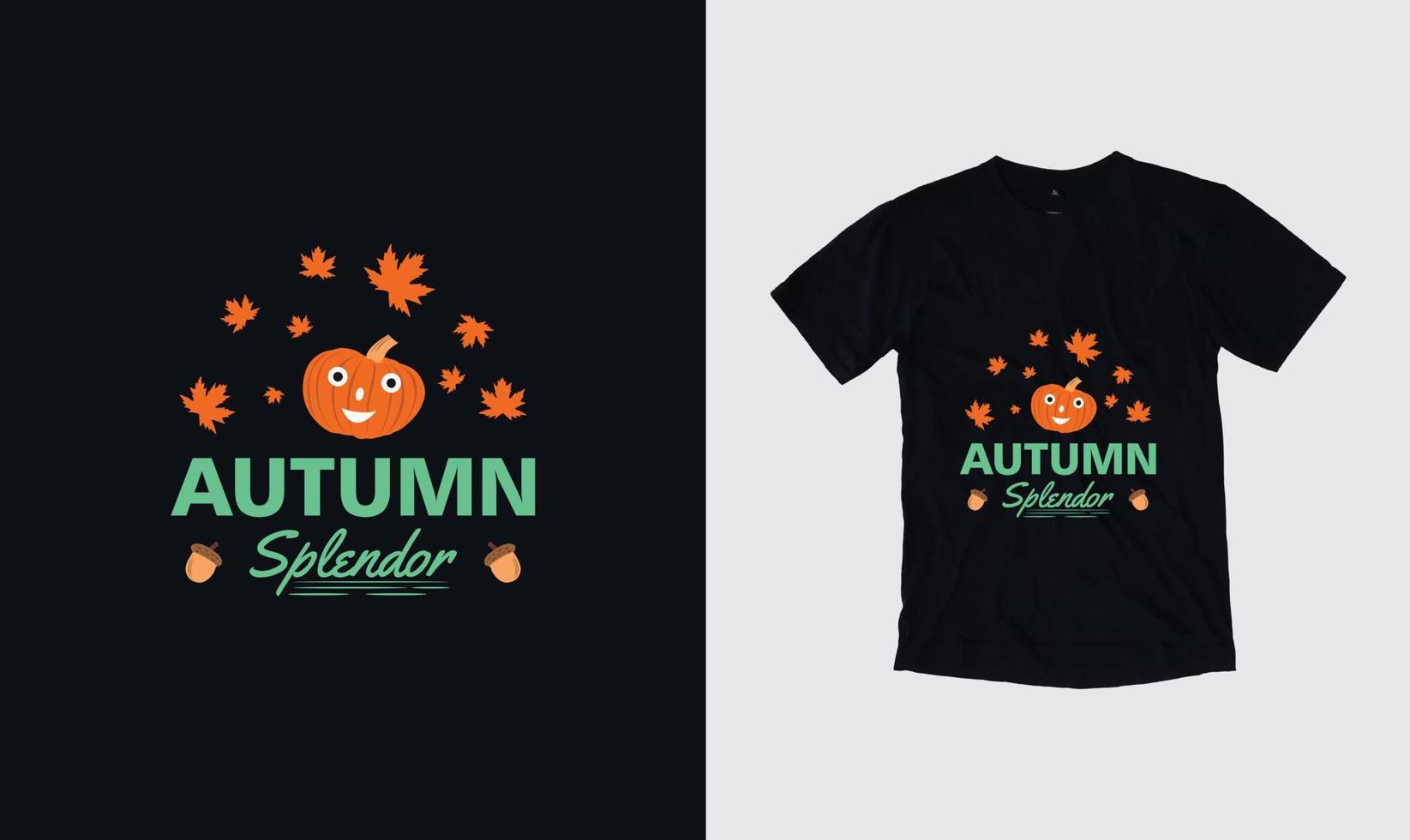 citations de vecteur d'automne. illustration pour les impressions sur t-shirts. illustration dessinée à la main d'automne avec lettrage à la main.