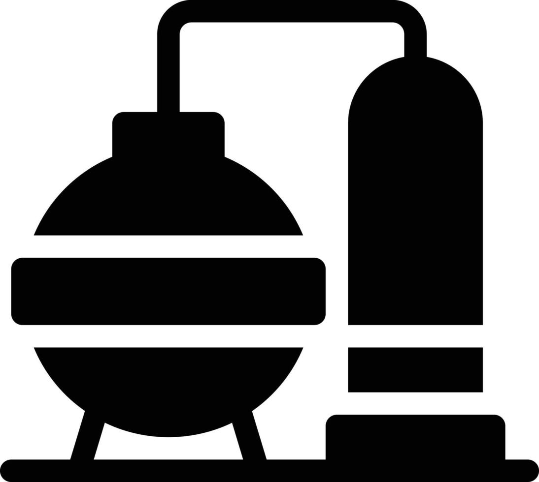 illustration vectorielle de l'industrie pétrolière sur un fond. symboles de qualité premium. icônes vectorielles pour le concept et la conception graphique. vecteur