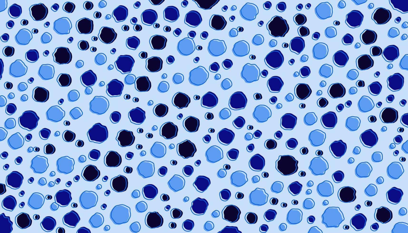 fond de vecteur motif abstrait moderne répétition bulle bleue