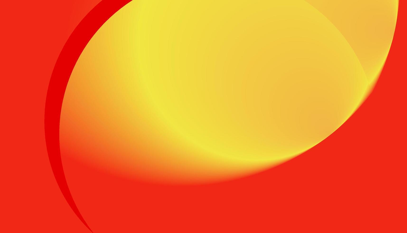 vecteur fond résumé soleil rouge jaune