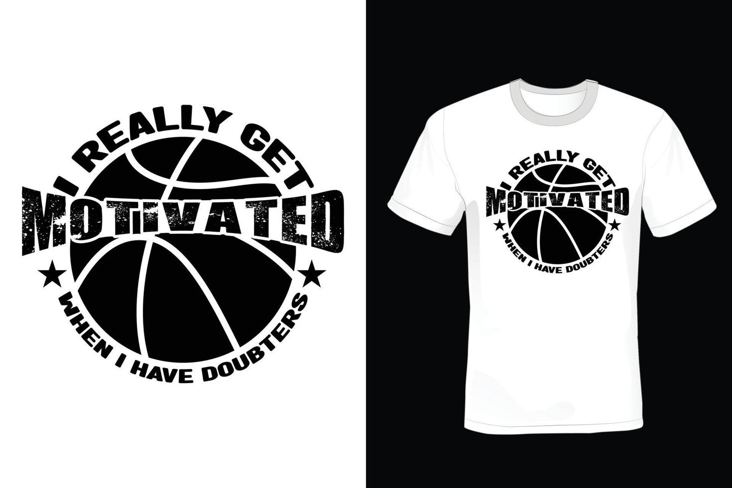 conception de t-shirt de basket-ball, vintage, typographie vecteur