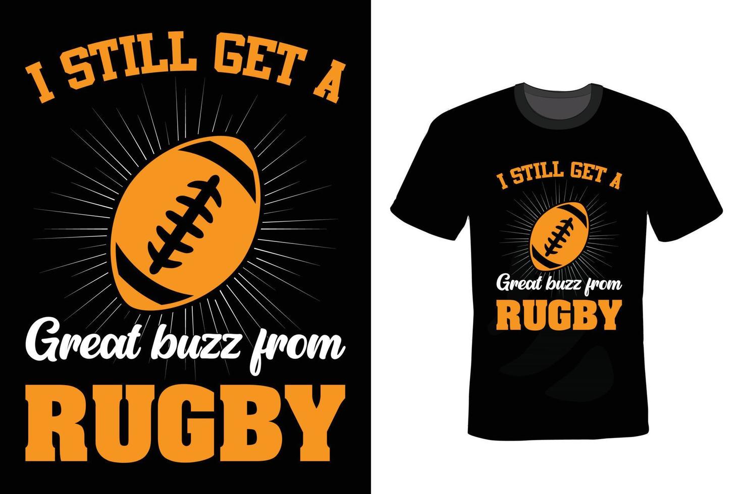 conception de t-shirt de rugby, vintage, typographie vecteur