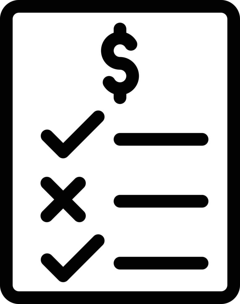 illustration vectorielle de la liste de contrôle sur un arrière-plan.symboles de qualité premium.icônes vectorielles pour le concept et la conception graphique. vecteur