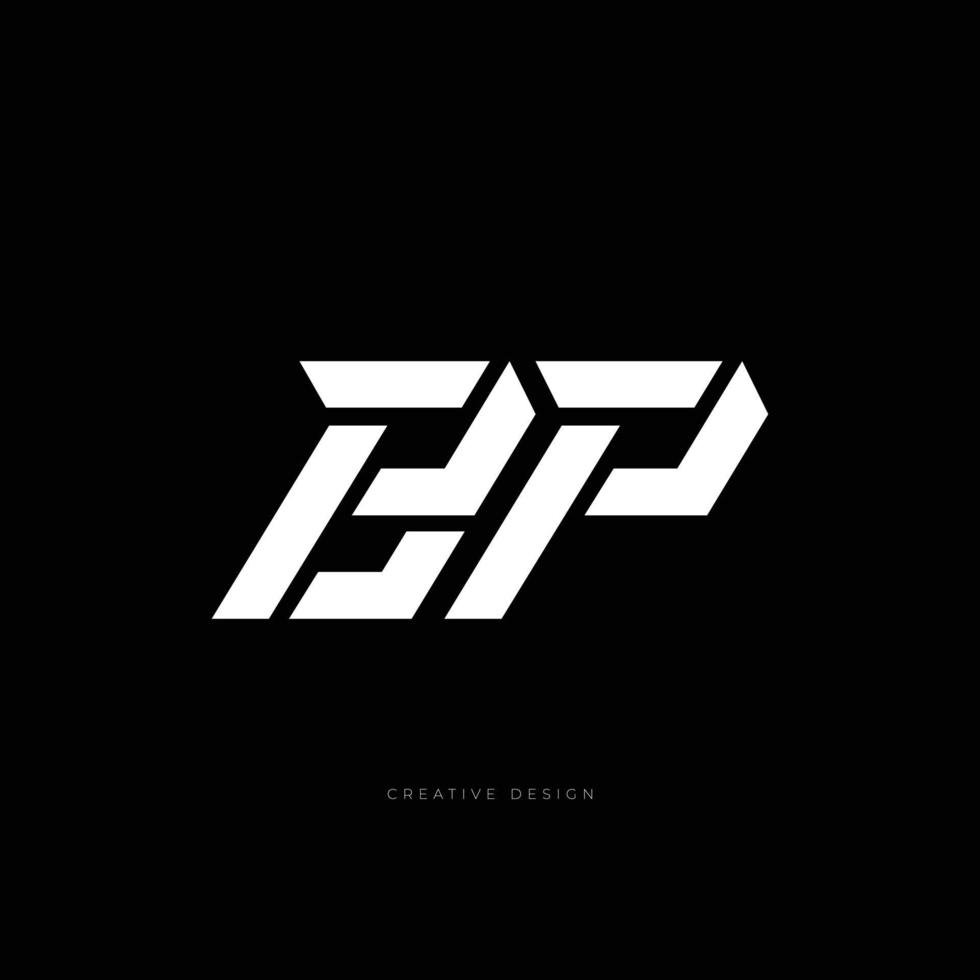 lettre de marque bp logo élégant vecteur