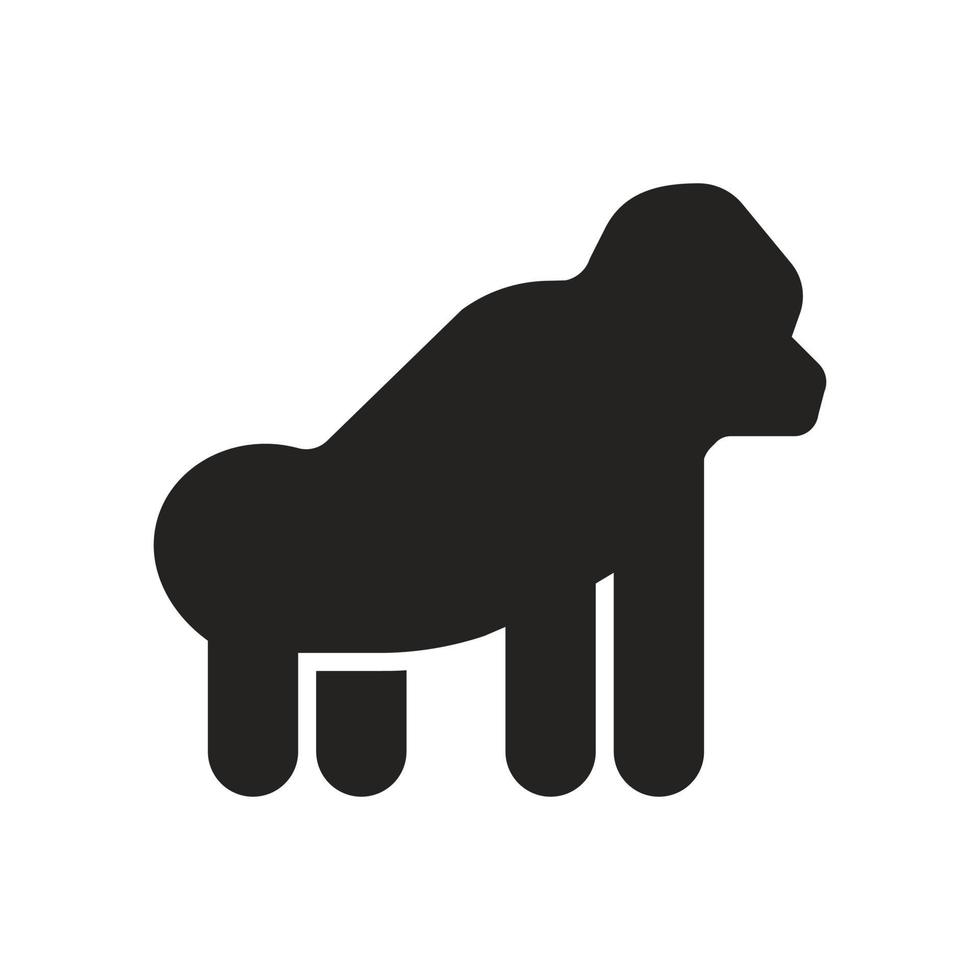 illustration d'icône de gorille. des conceptions vectorielles adaptées aux sites Web, aux applications et plus encore. vecteur