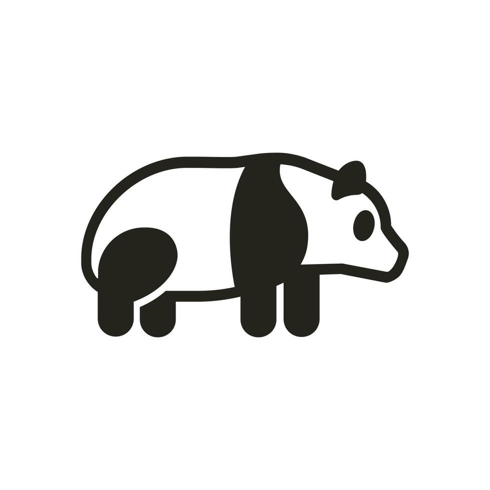 illustration d'icône de panda. des conceptions vectorielles adaptées aux sites Web, aux applications et plus encore. vecteur