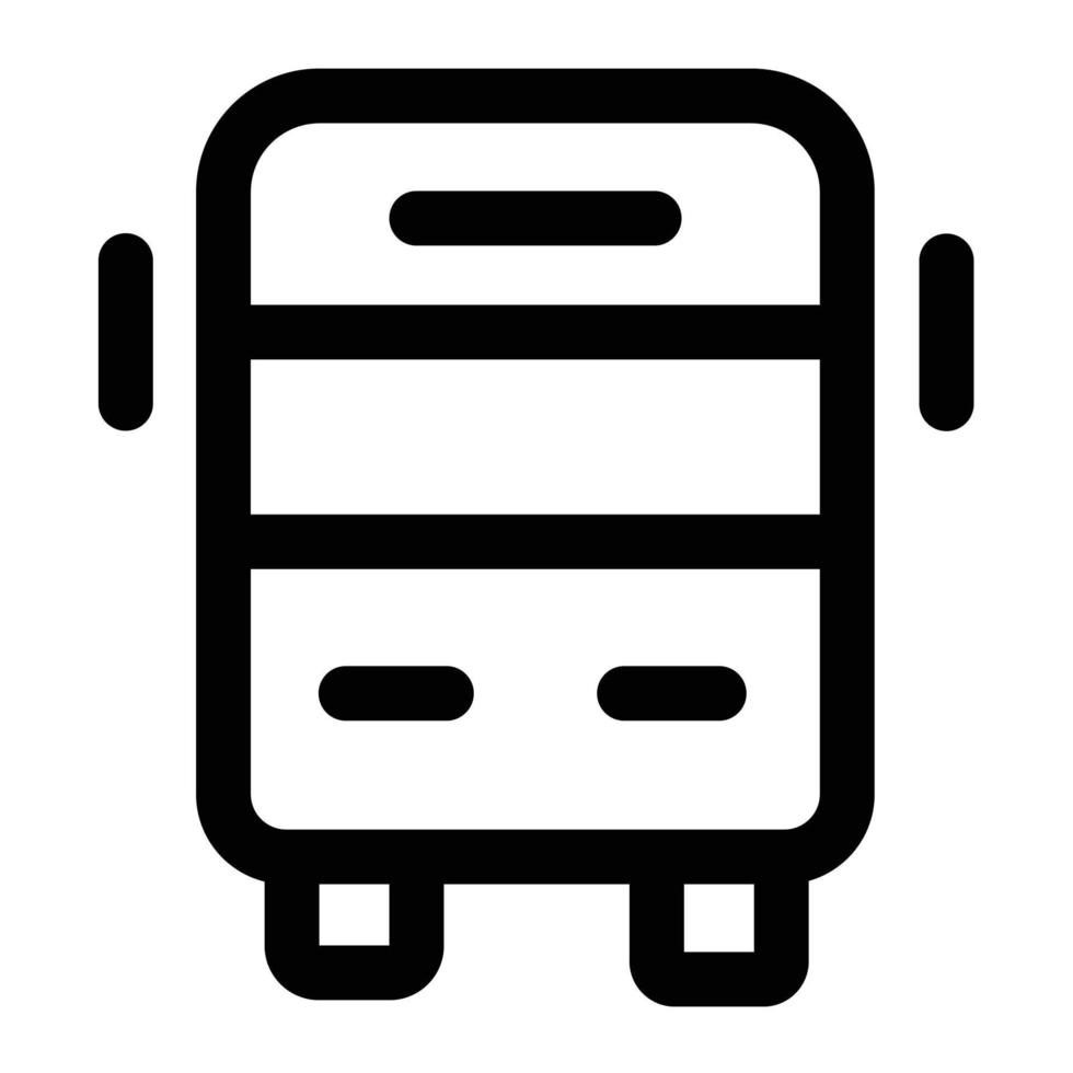 illustration d'icône de voiture de bus. la conception vectorielle convient très bien aux logos, sites Web, applications, bannières. vecteur