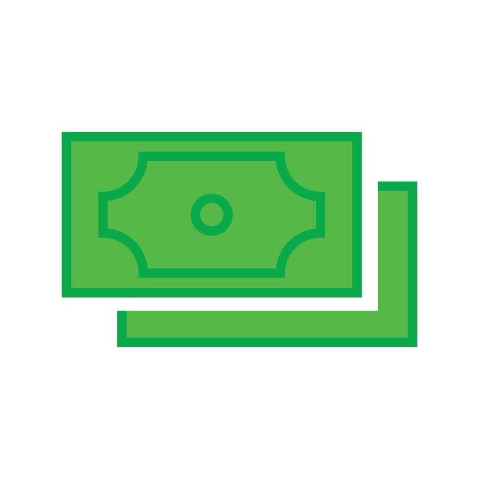 illustration d'icône d'argent. la conception vectorielle convient très bien aux logos, sites Web, applications, bannières. vecteur