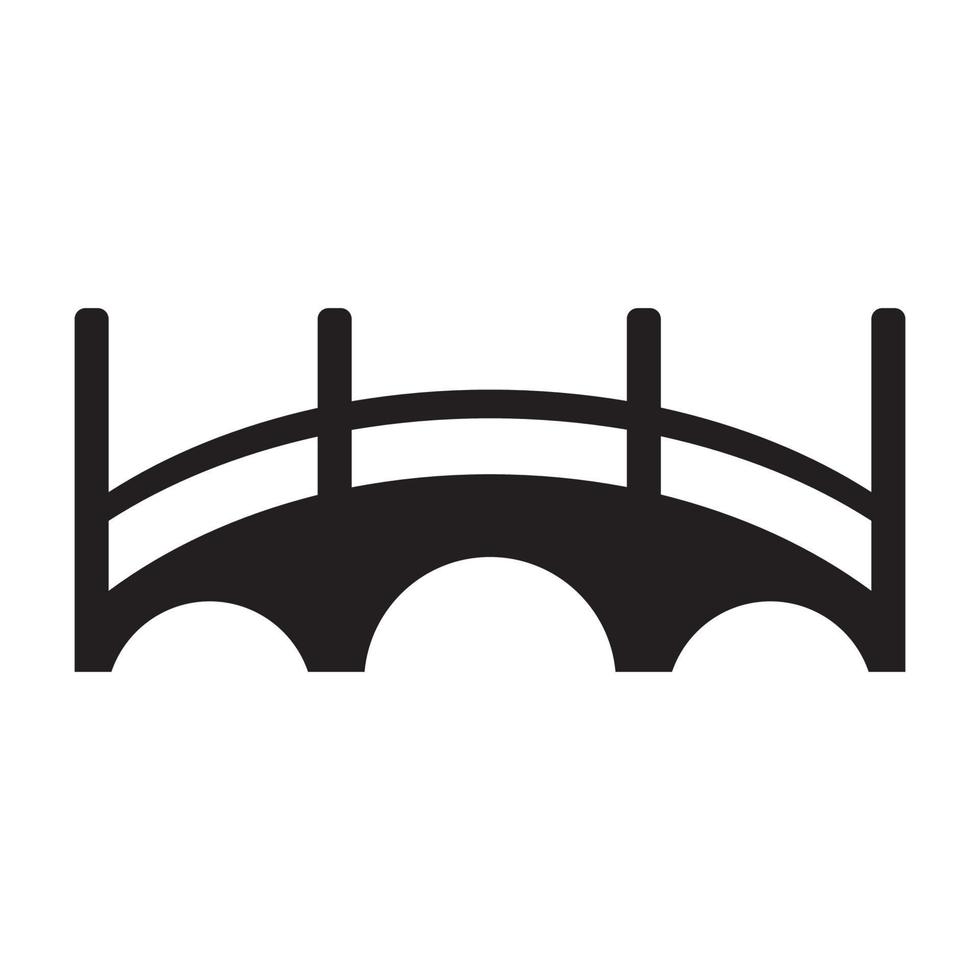 vecteur de logo de pont