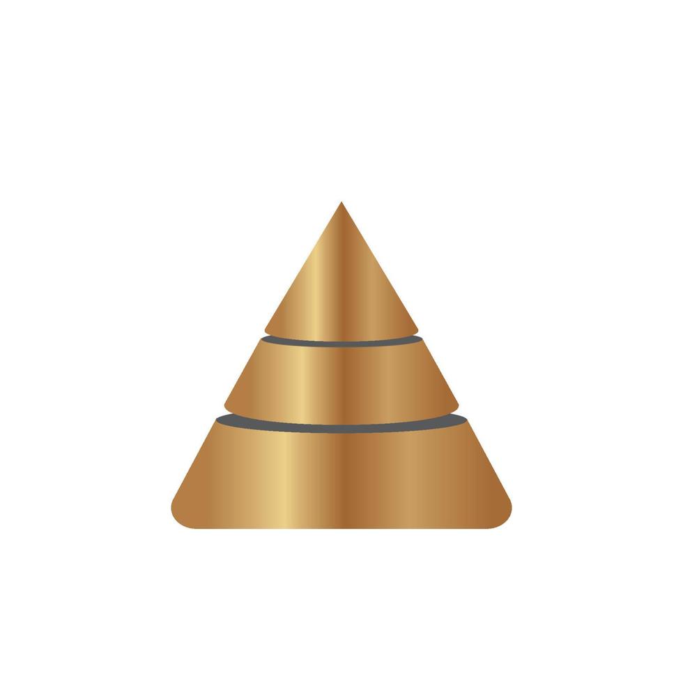 vecteur de logo pyramide