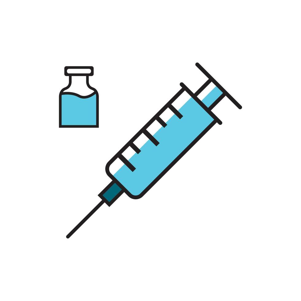 vecteur de logo de vaccin