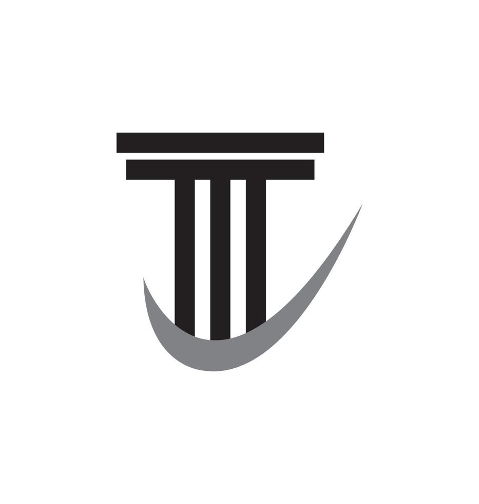 vecteur de logo de colonne