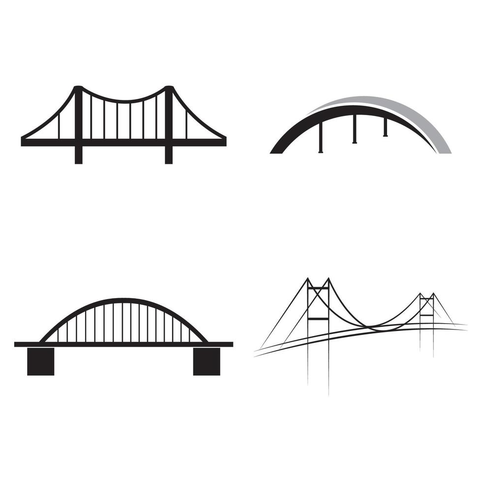 vecteur de logo de pont