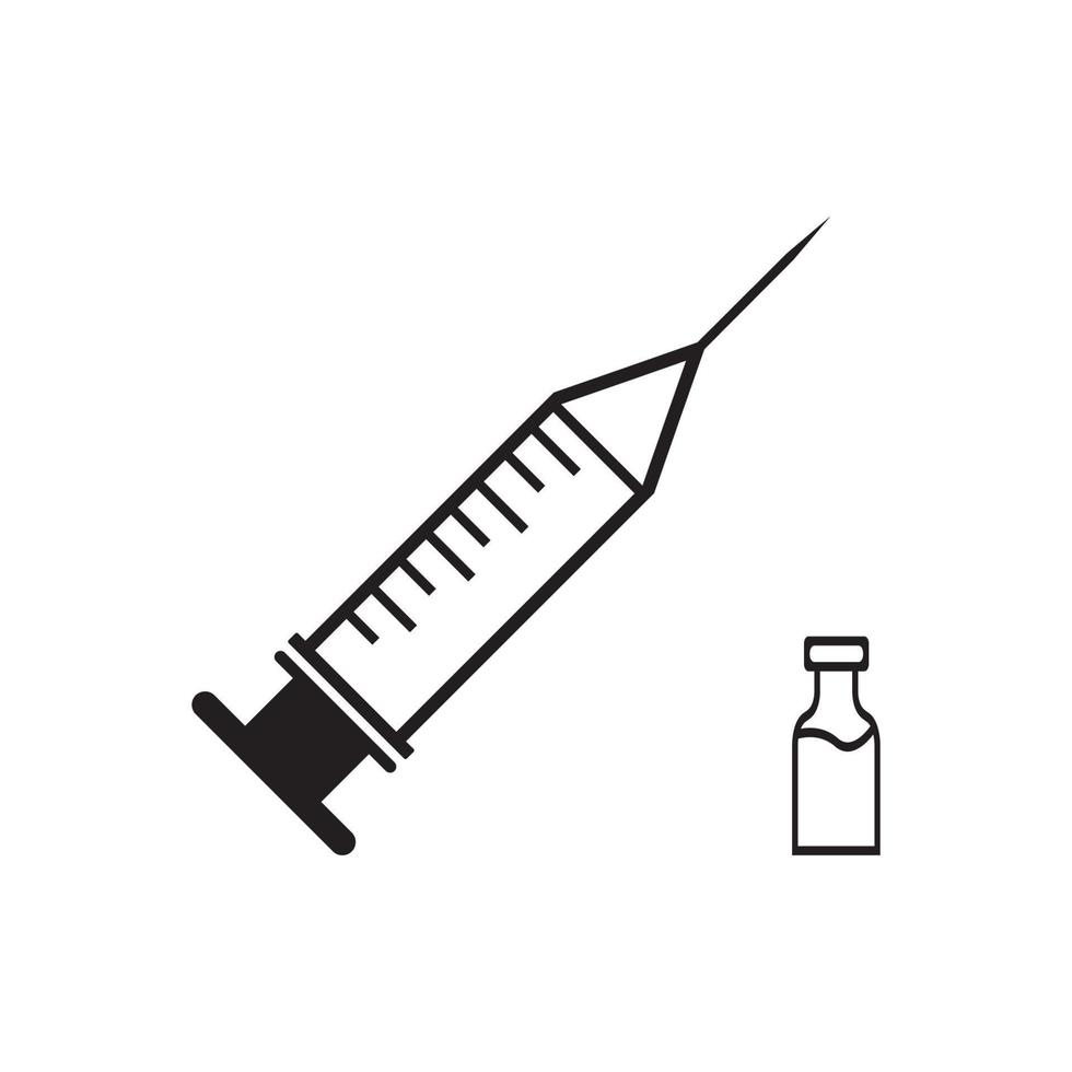 vecteur de logo de vaccin