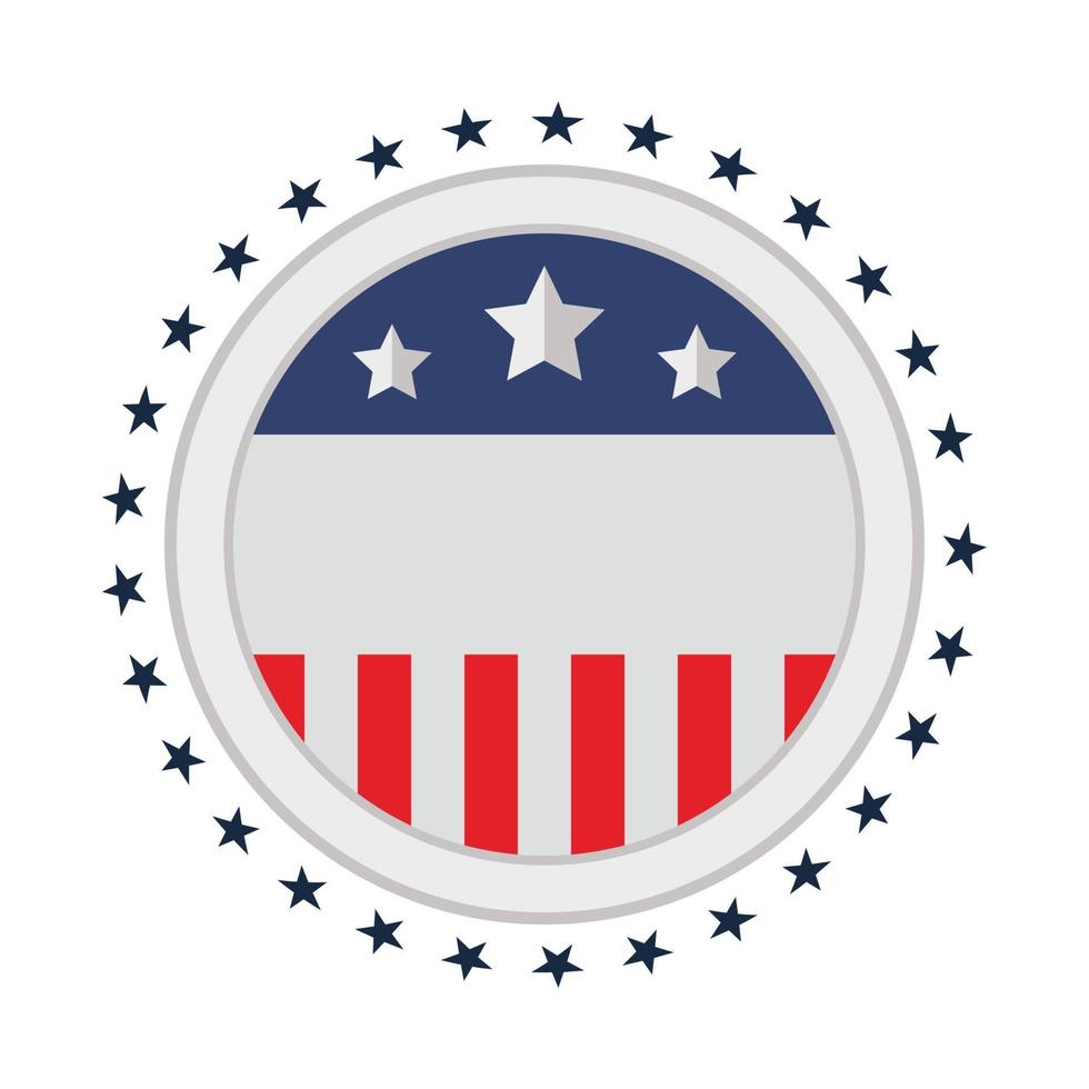 insigne américaininsigne drapeau américain vecteur