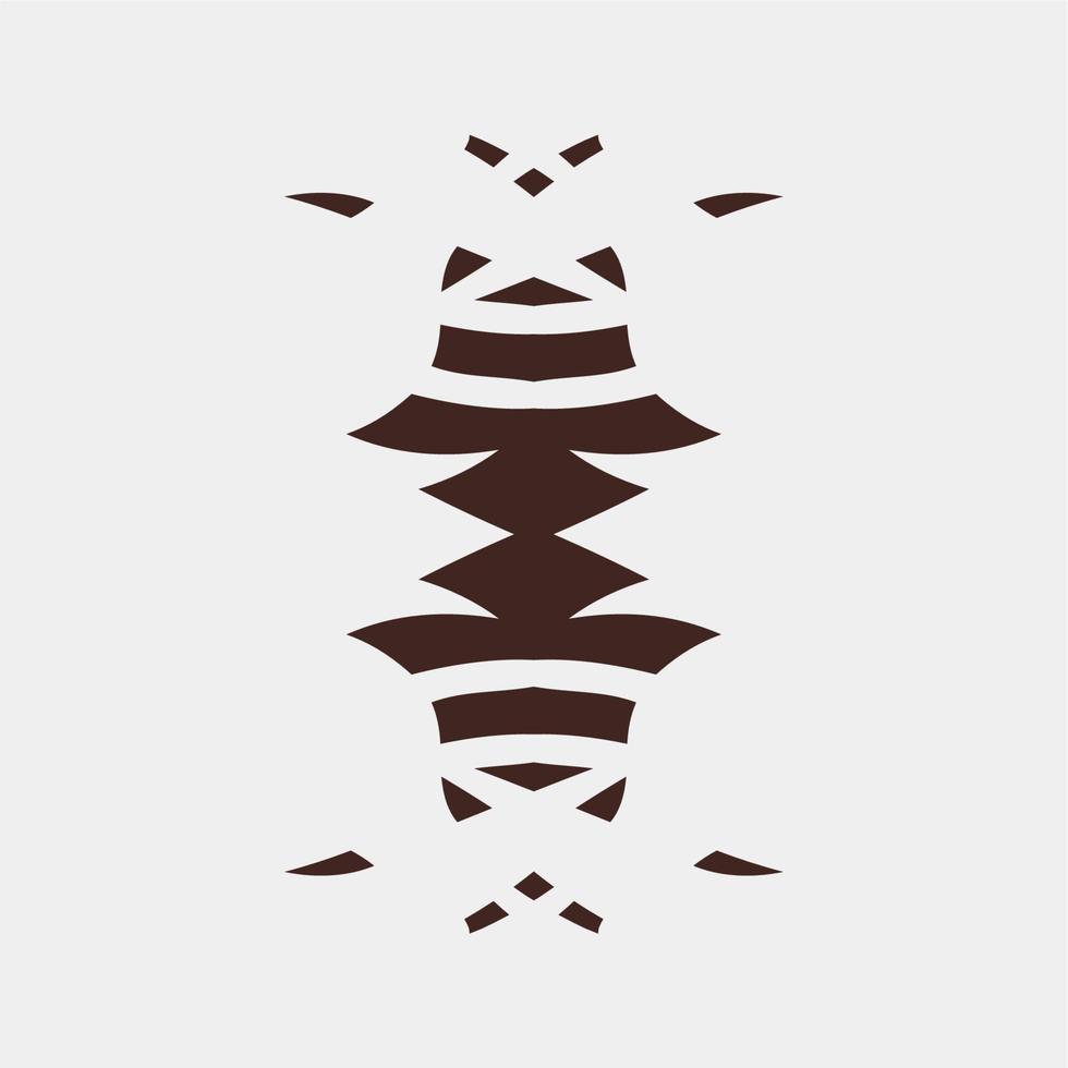 illustration vectorielle du motif tribal maori, mandala, beau, henné, tatouage, décoration, art, main, rare, unique, créatif, différent, combinaison, contour vecteur