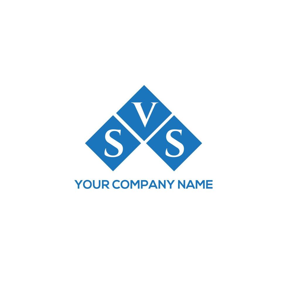 conception de lettre svs. création de logo de lettre svs sur fond blanc. concept de logo de lettre initiales créatives svs. conception de lettre svs. création de logo de lettre svs sur fond blanc. s vecteur