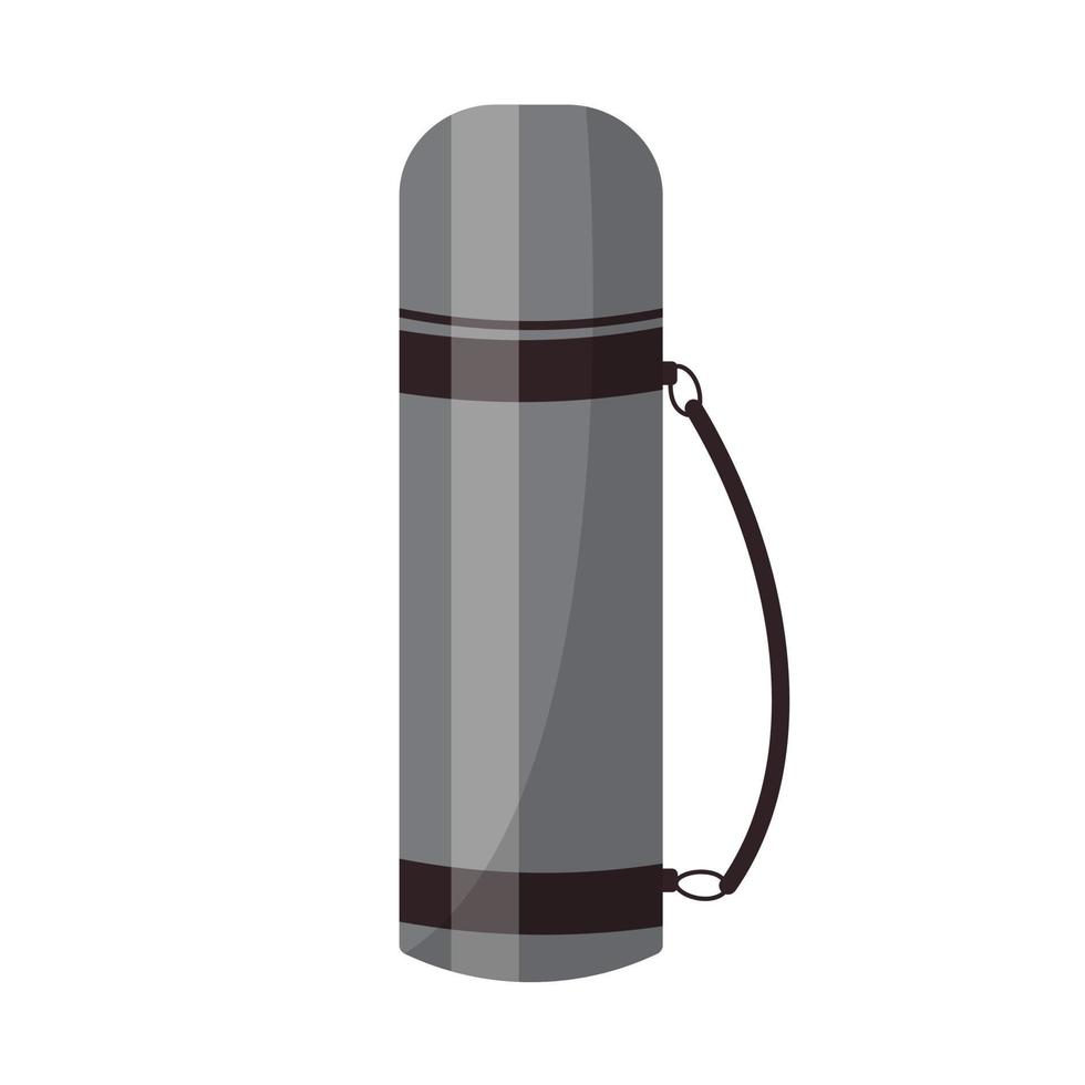 récipient thermos pour boisson chaude. vecteur