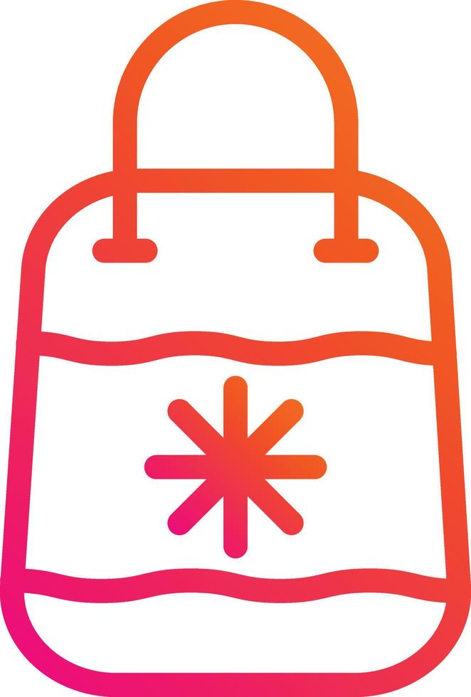 illustration de conception d'icône de vecteur de sac