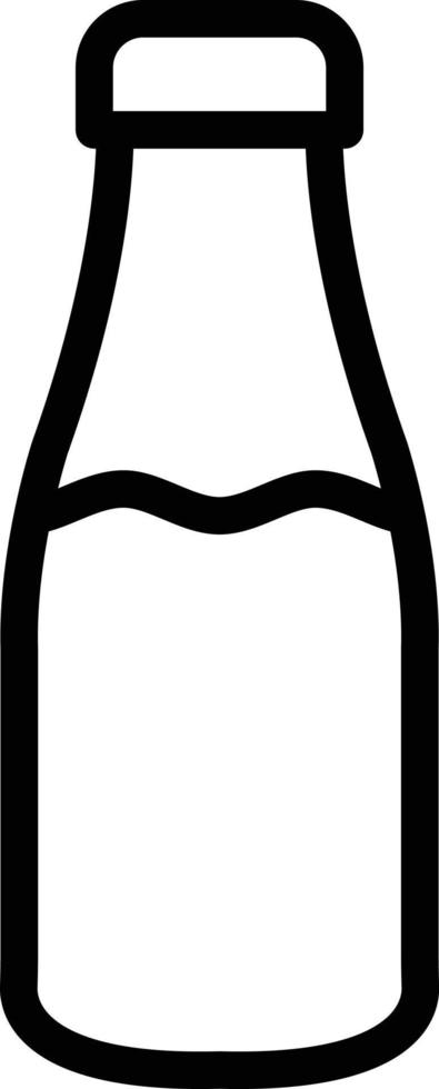 illustration de conception d'icône de vecteur de pot de lait