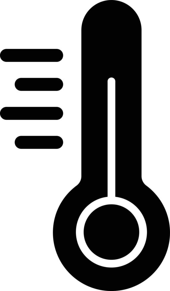 illustration de conception d'icône de vecteur de thermomètre