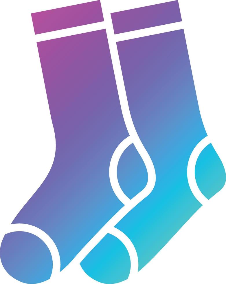 illustration de conception icône vecteur chaussettes