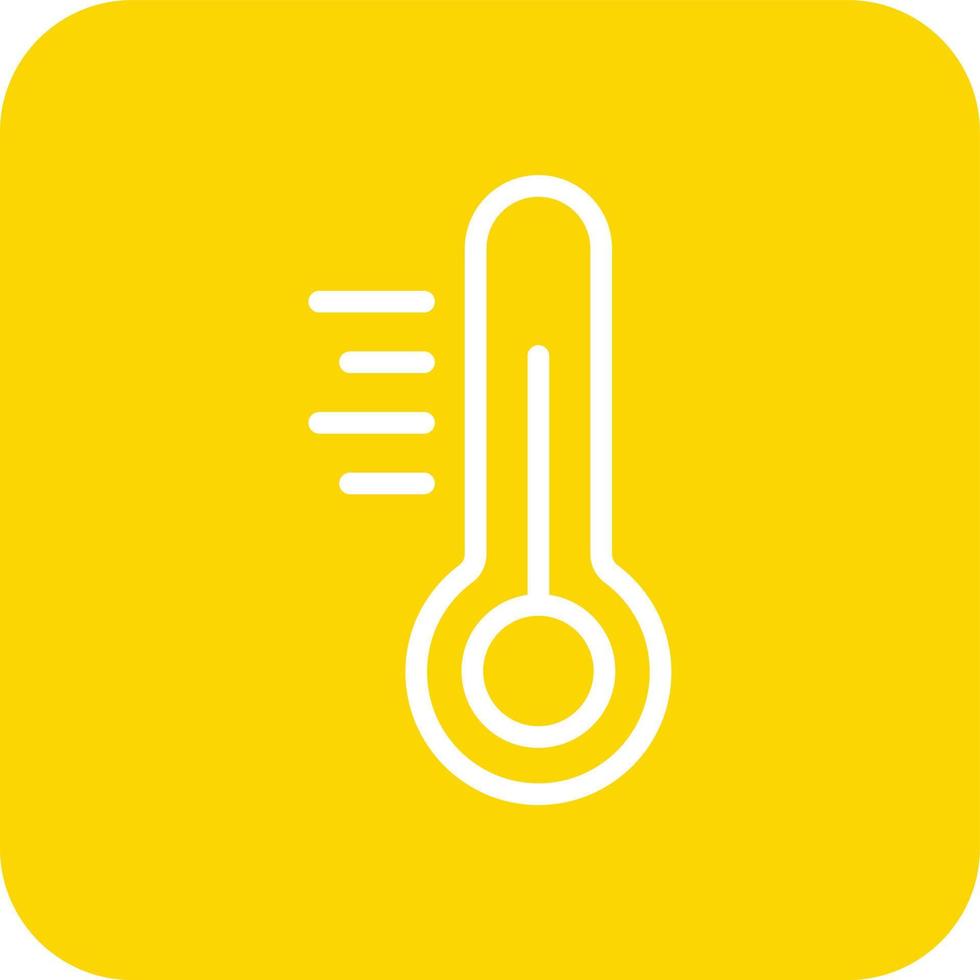 illustration de conception d'icône de vecteur de thermomètre