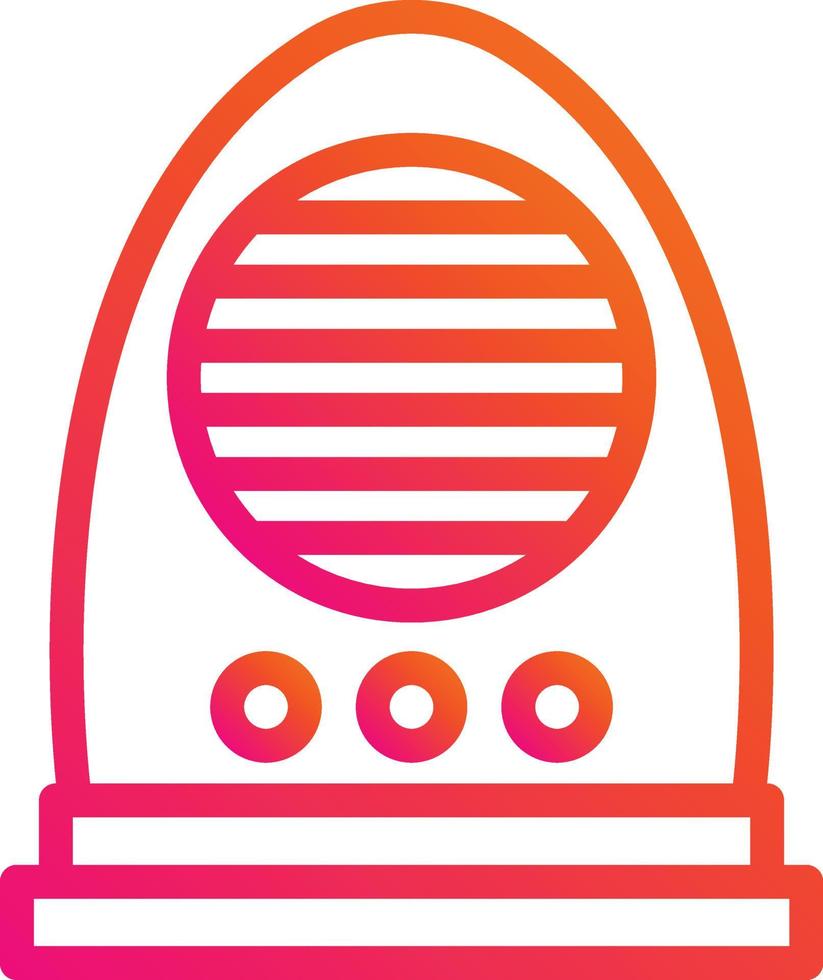 illustration de conception d'icône de vecteur de chauffage