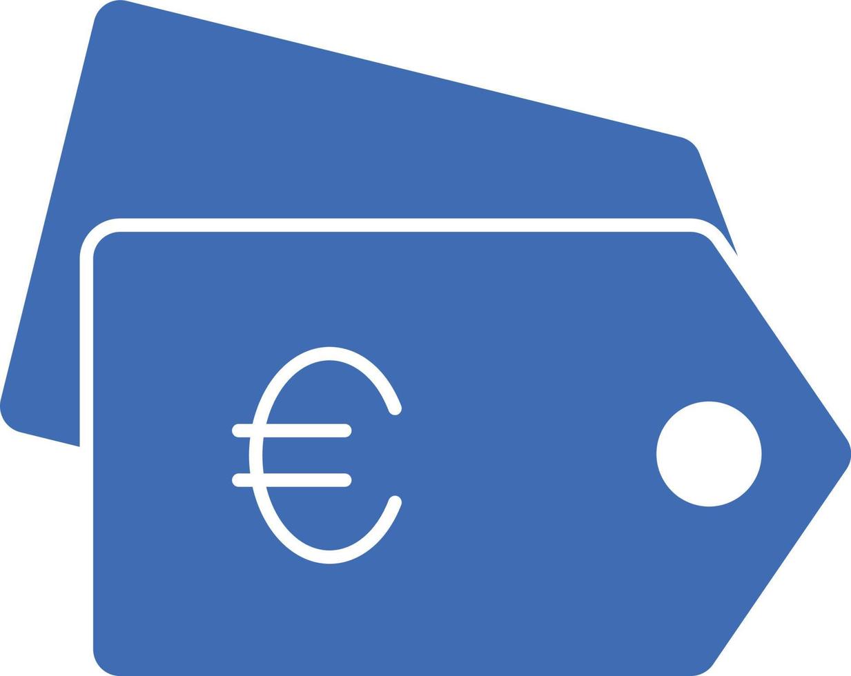 icône de vecteur isolé d'étiquette euro qui peut facilement modifier ou modifier