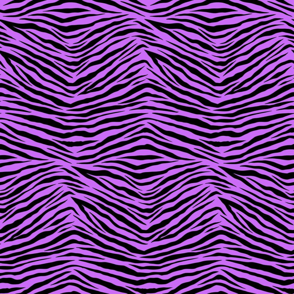 modèle sans couture de vecteur de motif animal tigre violet