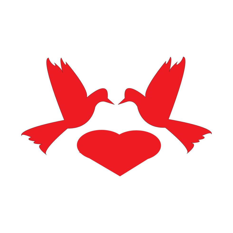 vecteur de logo de pigeon