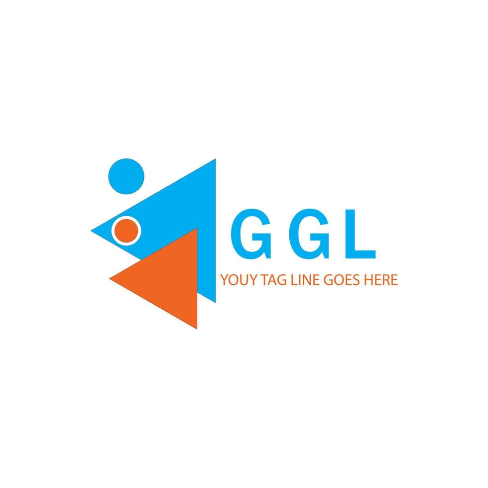 conception créative de logo de lettre ggl avec graphique vectoriel