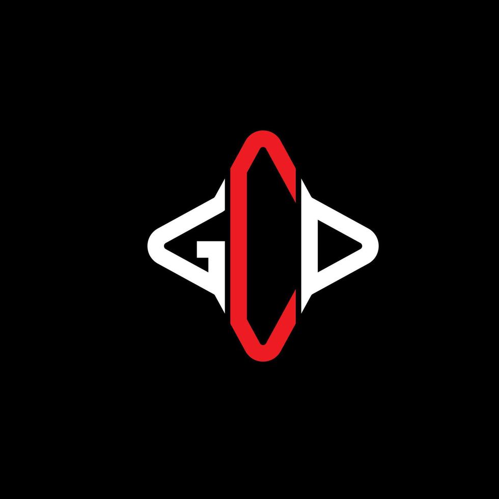 création de logo de lettre pgcd avec graphique vectoriel