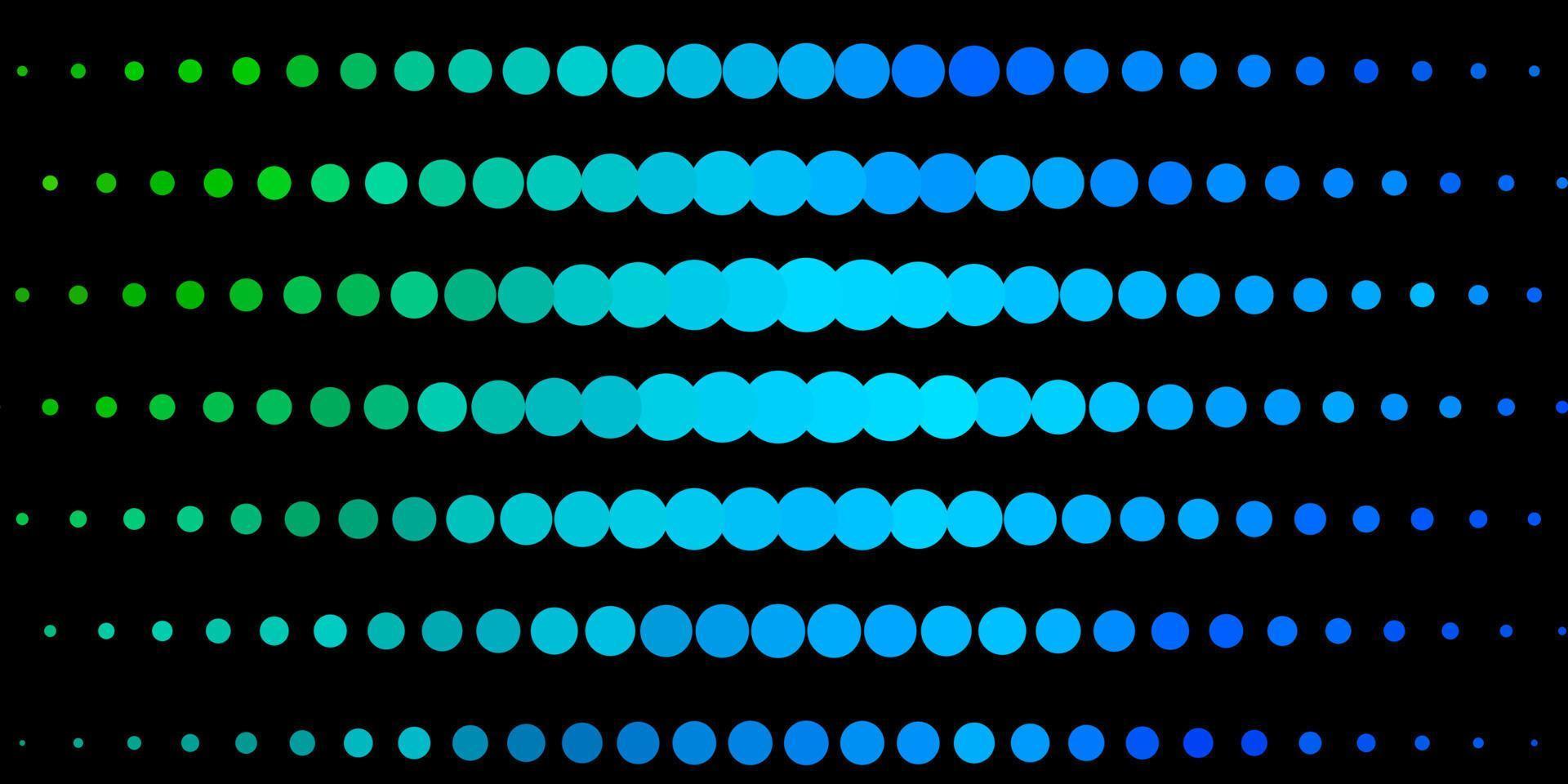 texture de vecteur bleu foncé, rouge avec des disques.