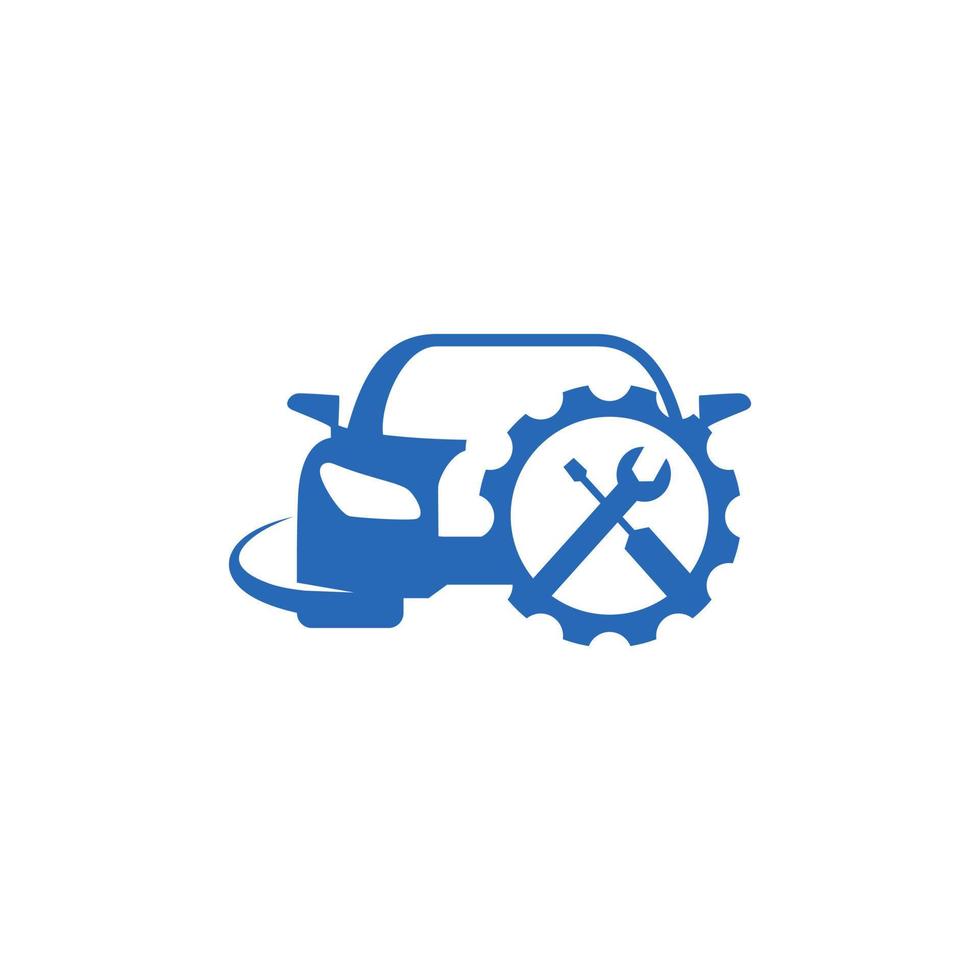 logo de service de voiture modèle de conception de logo de réparation de voiture vecteur
