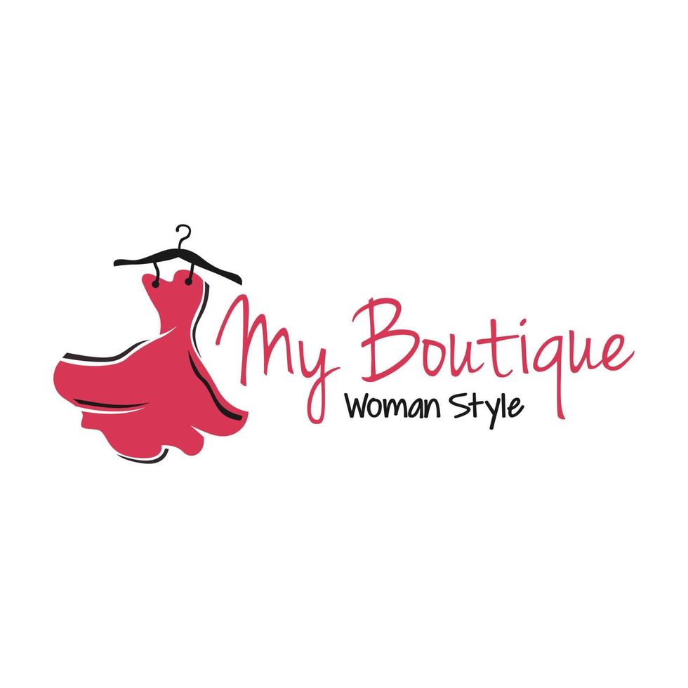 modèle de vecteur de conception de logo de boutique