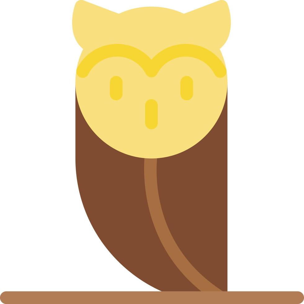 illustration vectorielle de hibou sur fond.symboles de qualité premium.icônes vectorielles pour le concept et la conception graphique. vecteur