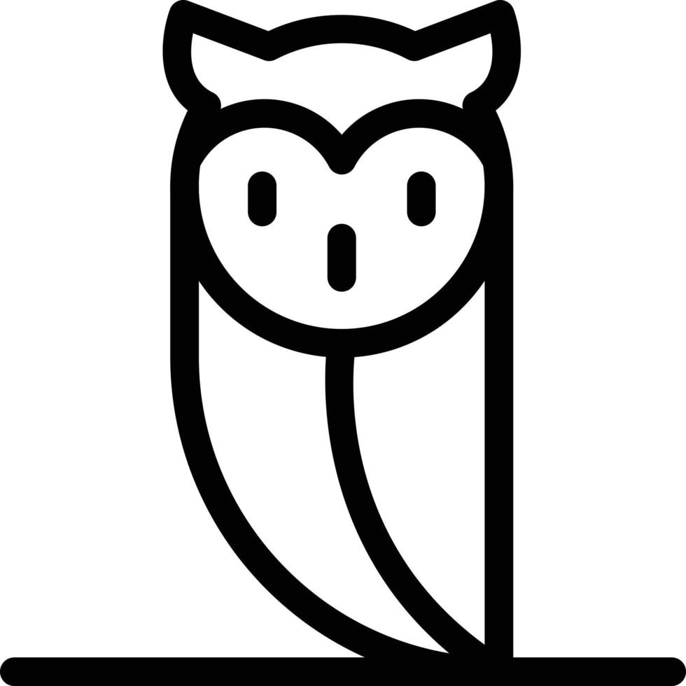 illustration vectorielle de hibou sur fond.symboles de qualité premium.icônes vectorielles pour le concept et la conception graphique. vecteur