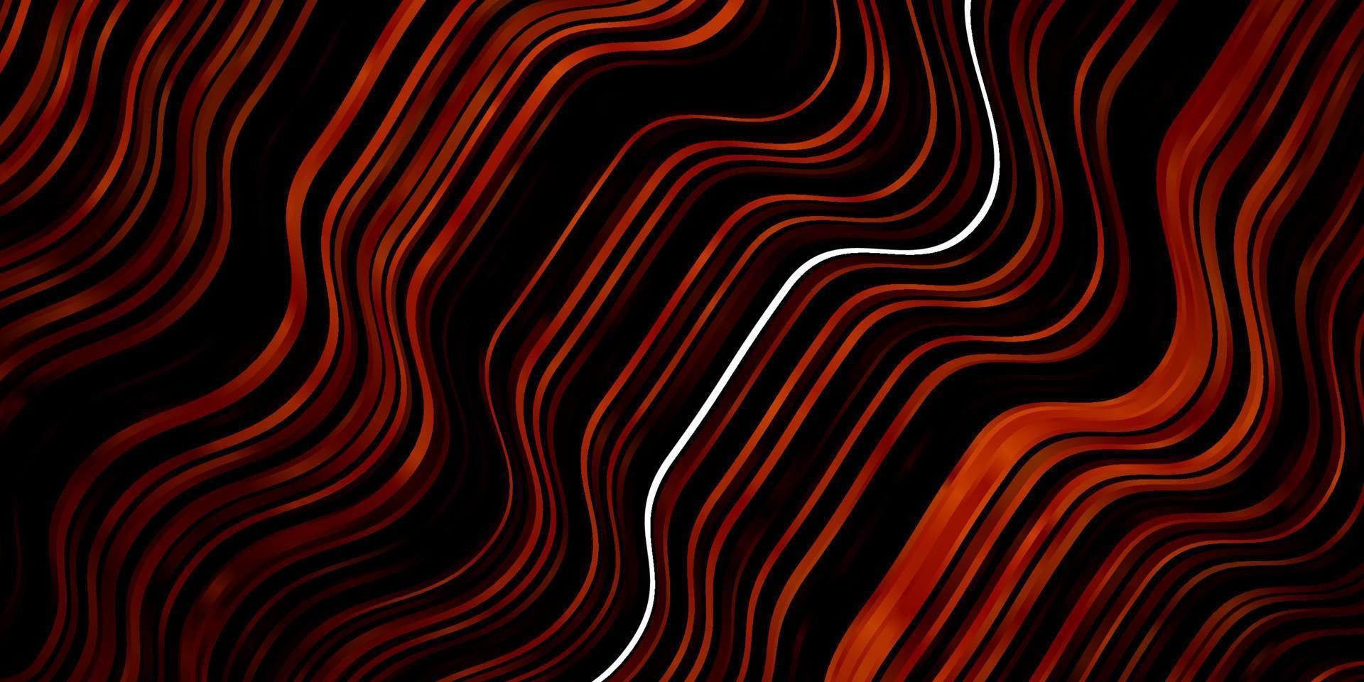 modèle vectoriel orange foncé avec des lignes.