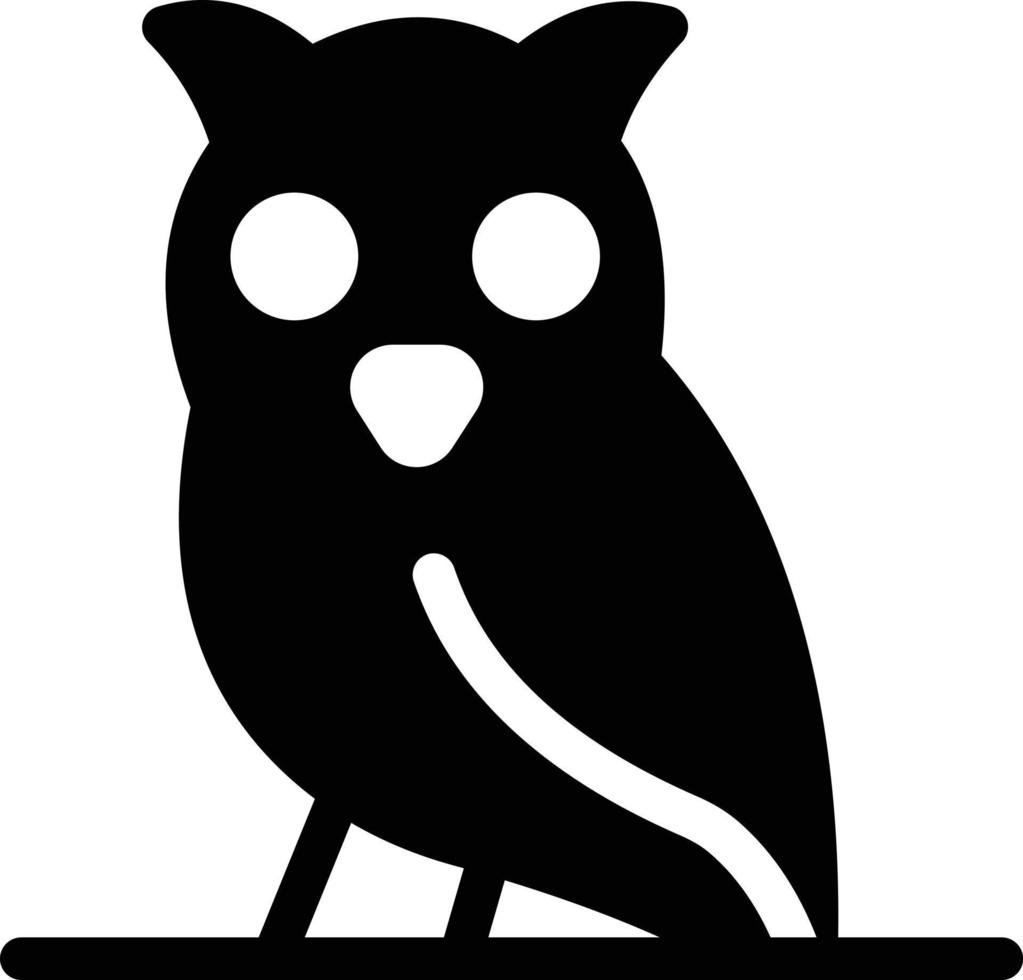 illustration vectorielle de hibou sur fond.symboles de qualité premium.icônes vectorielles pour le concept et la conception graphique. vecteur