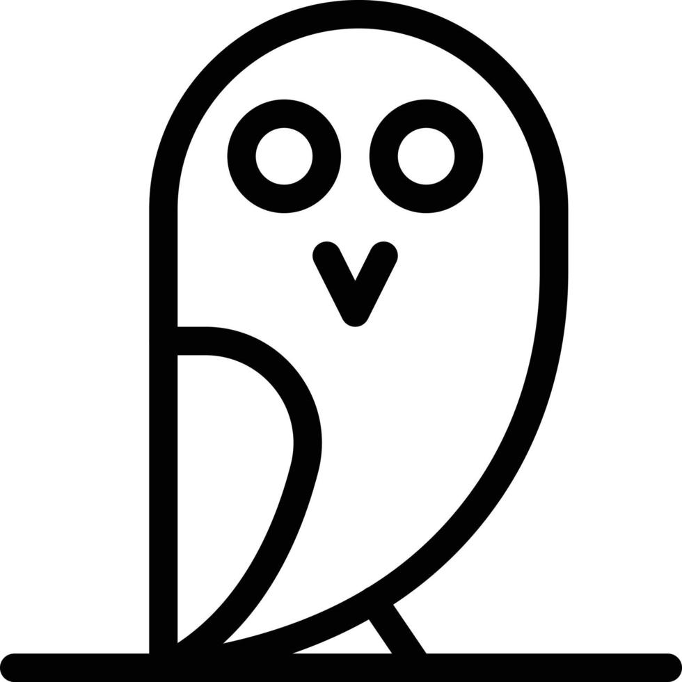 illustration vectorielle de hibou sur fond.symboles de qualité premium.icônes vectorielles pour le concept et la conception graphique. vecteur